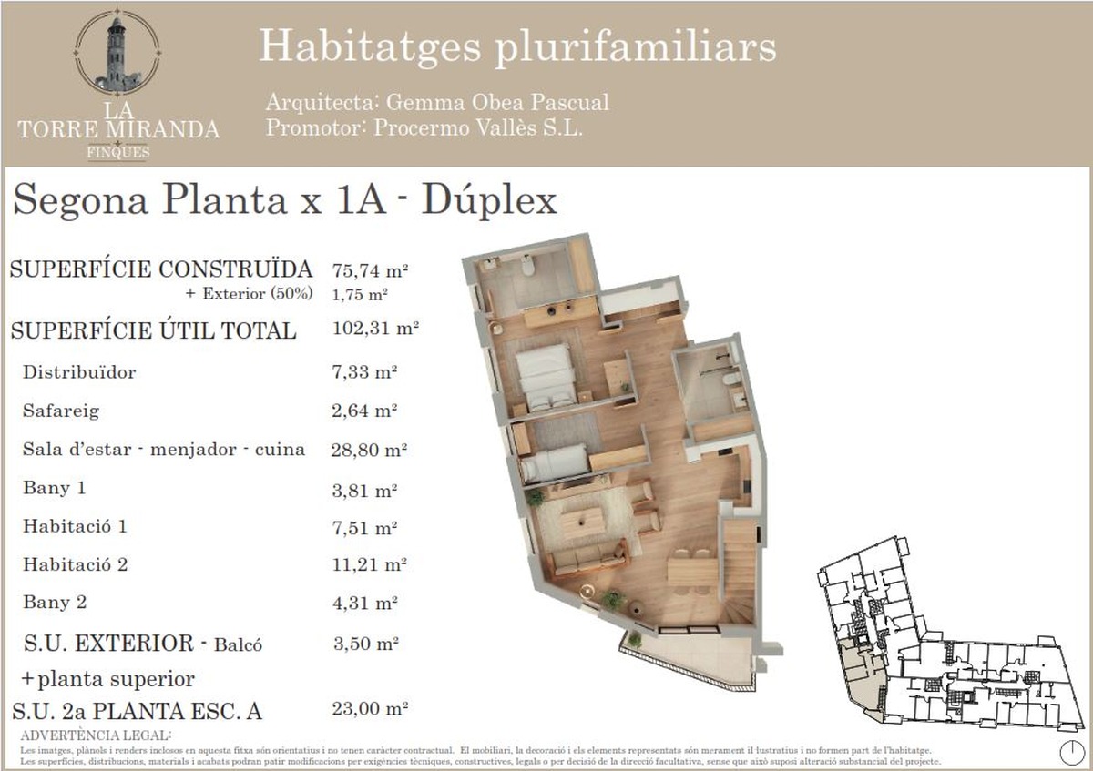 Dúplex En venda en Llinars del Vallès Barcelona