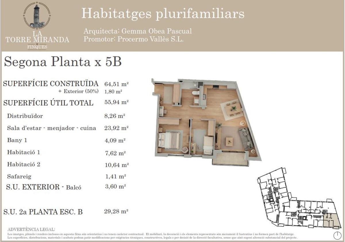 Pis En venda en Llinars del Vallès Barcelona